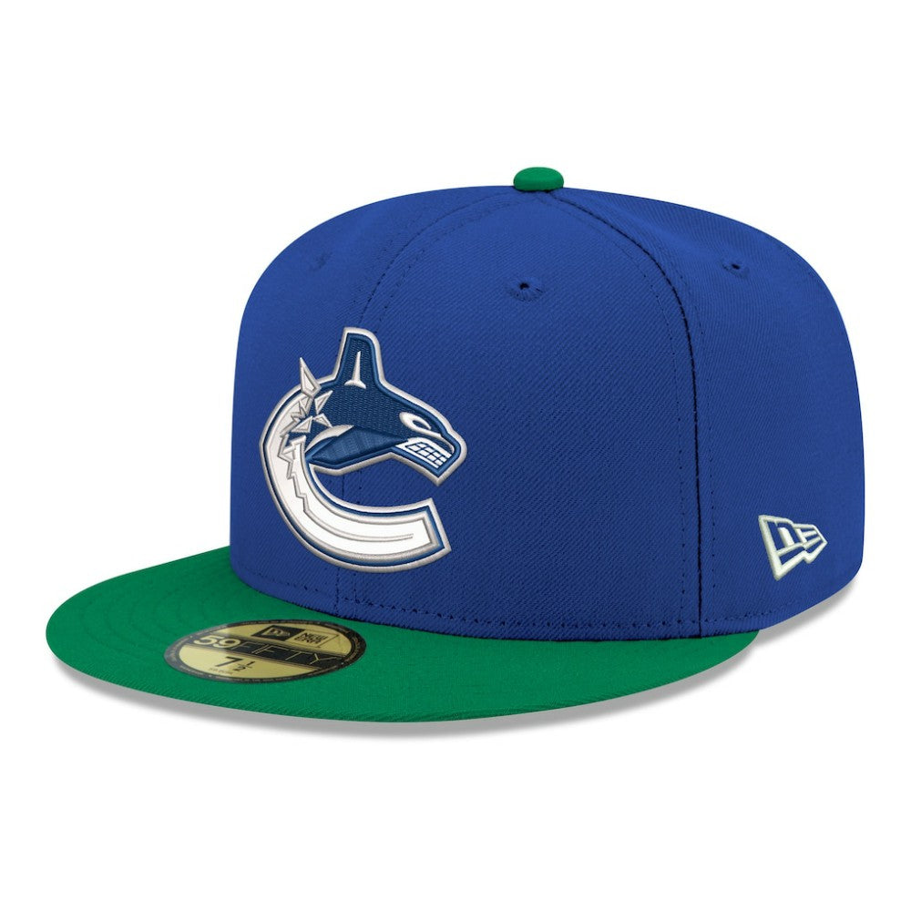 Vancouver Canucks New Era Core Logo Two-Tone 59FIFTY Fitted Hat -  NHL Hats