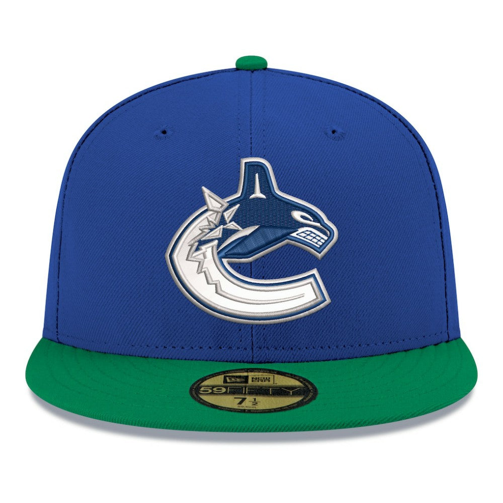 Vancouver Canucks New Era Core Logo Two-Tone 59FIFTY Fitted Hat -  NHL Hats
