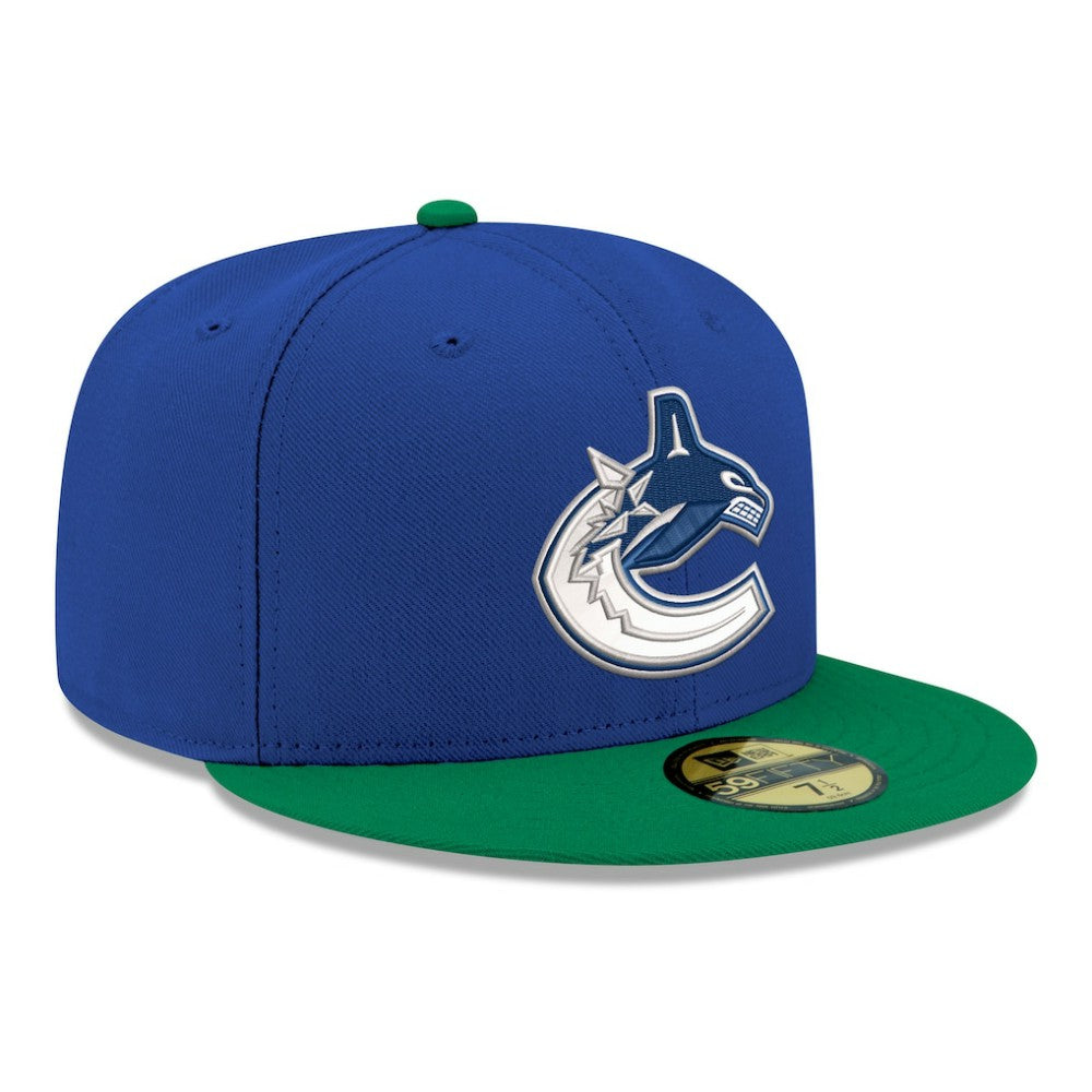 Vancouver Canucks New Era Core Logo Two-Tone 59FIFTY Fitted Hat -  NHL Hats