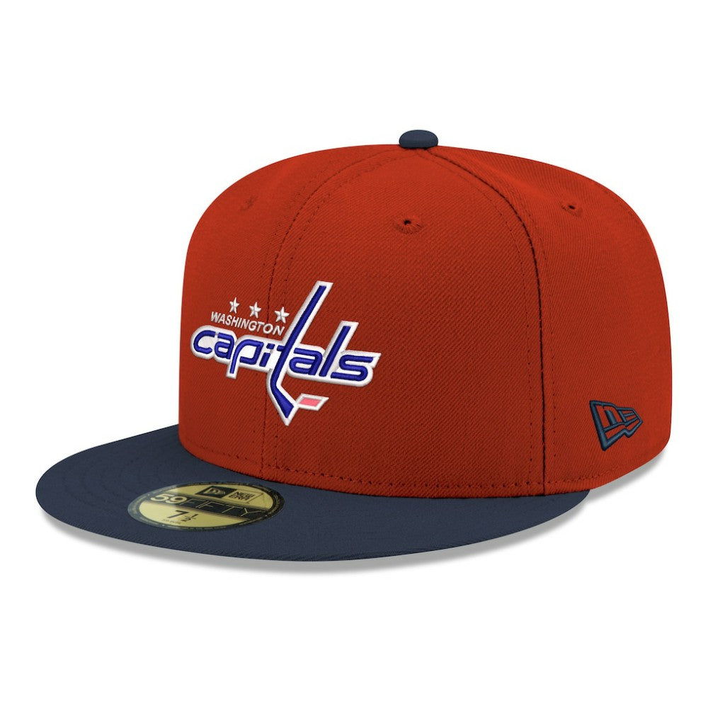 Washington Capitals New Era Core Logo Two-Tone 59FIFTY Fitted Hat -  NHL Hats