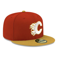 Calgary Flames New Era Core Logo Two-Tone 59FIFTY Fitted Hat -  NHL Hats