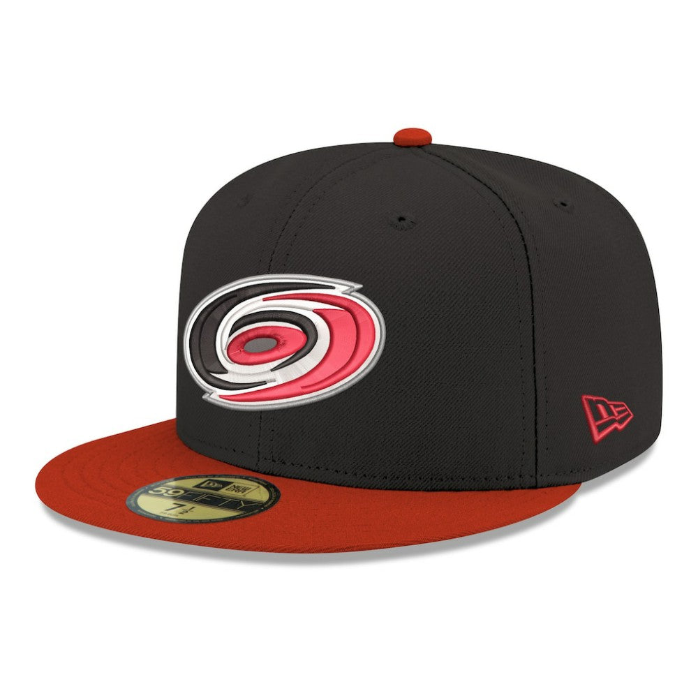 Carolina Hurricanes New Era Core Logo Two-Tone 59FIFTY Fitted Hat -  NHL Hats