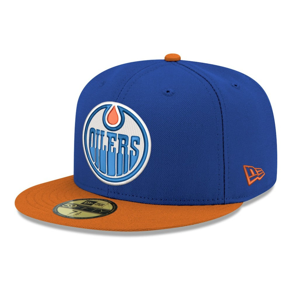 Edmonton Oilers New Era Core Logo Two-Tone 59FIFTY Fitted Hat -  NHL Hats