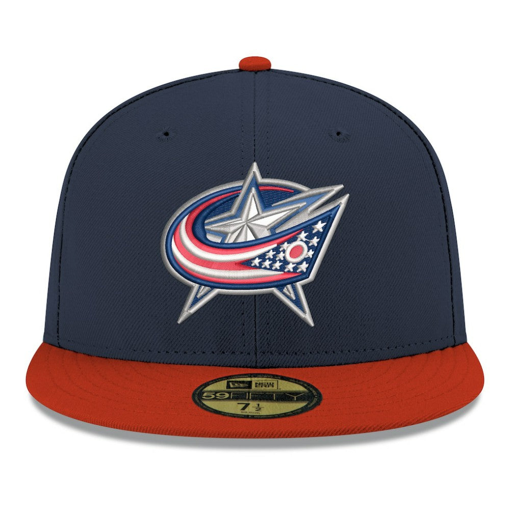 Columbus Blue Jackets New Era Core Logo Two-Tone 59FIFTY Fitted Hat -  NHL Hats
