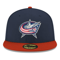 Columbus Blue Jackets New Era Core Logo Two-Tone 59FIFTY Fitted Hat -  NHL Hats