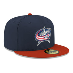 Columbus Blue Jackets New Era Core Logo Two-Tone 59FIFTY Fitted Hat -  NHL Hats