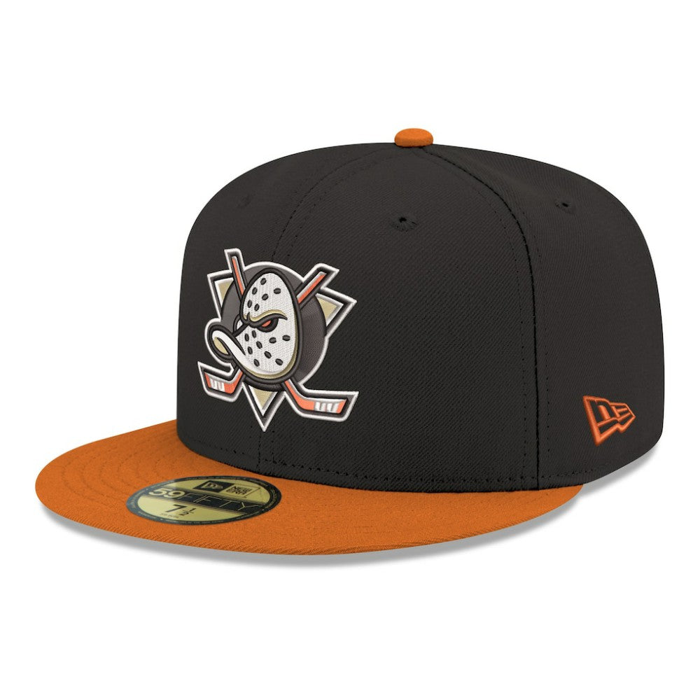 Anaheim Ducks New Era Core Logo Two-Tone 59FIFTY Fitted Hat -  NHL Hats