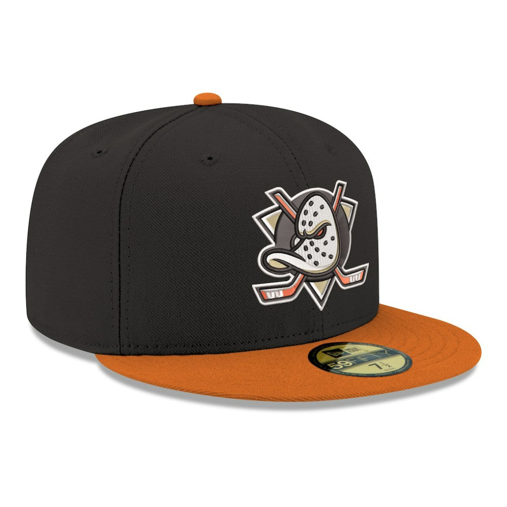 Anaheim Ducks New Era Core Logo Two-Tone 59FIFTY Fitted Hat -  NHL Hats