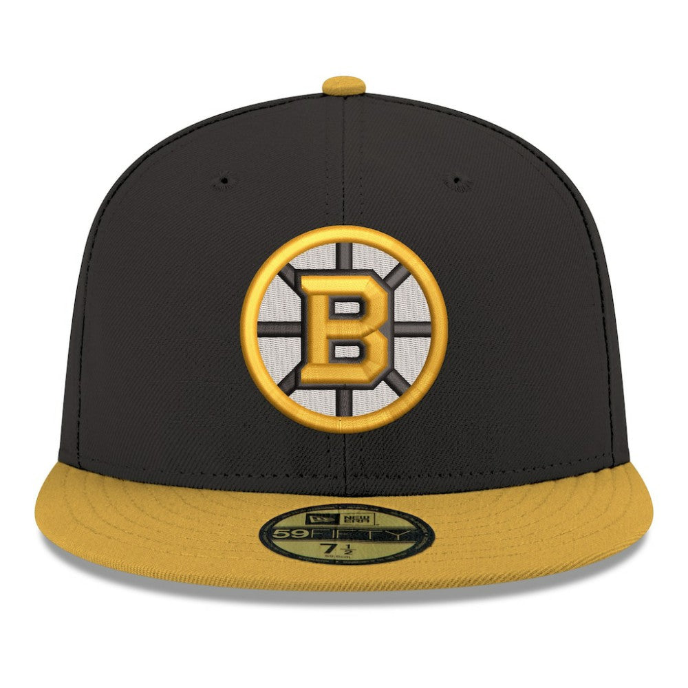 Boston Bruins New Era Core Logo Two-Tone 59FIFTY Fitted Hat -  NHL Hats