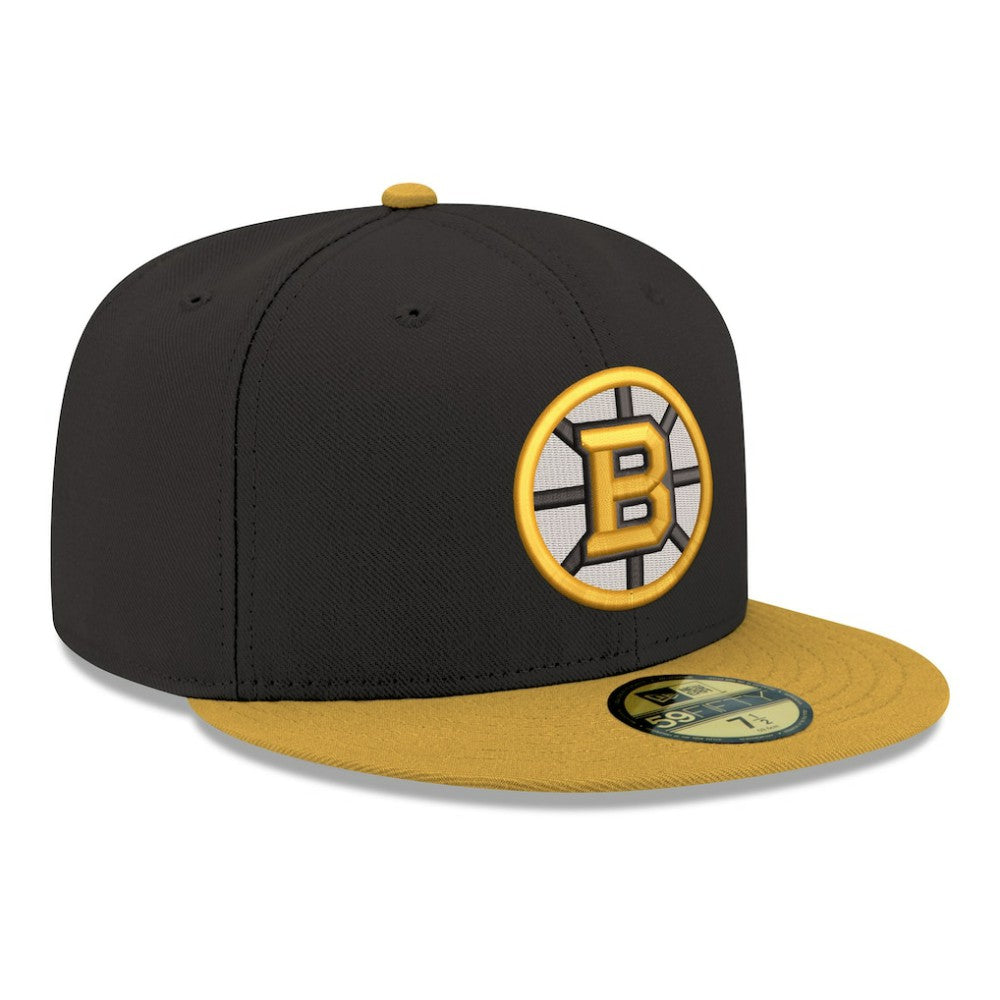 Boston Bruins New Era Core Logo Two-Tone 59FIFTY Fitted Hat -  NHL Hats