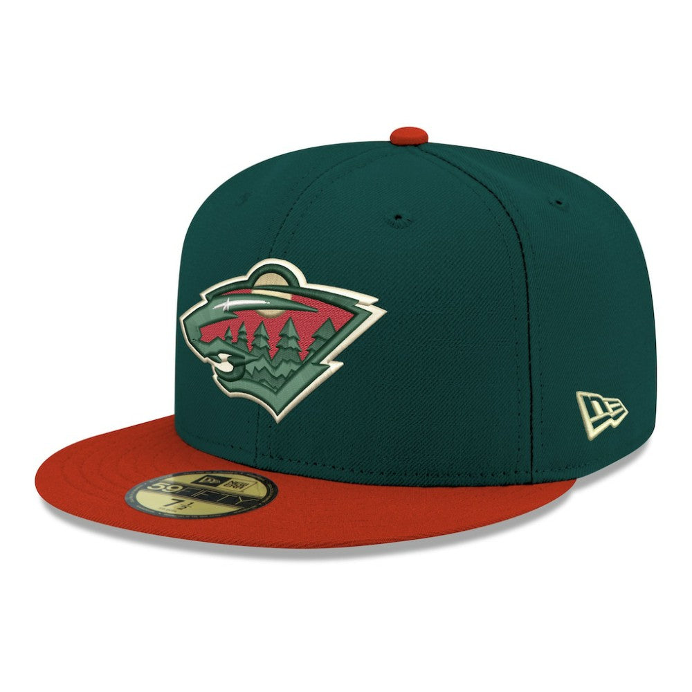 Minnesota Wild New Era Core Logo Two-Tone 59FIFTY Fitted Hat -  NHL Hats