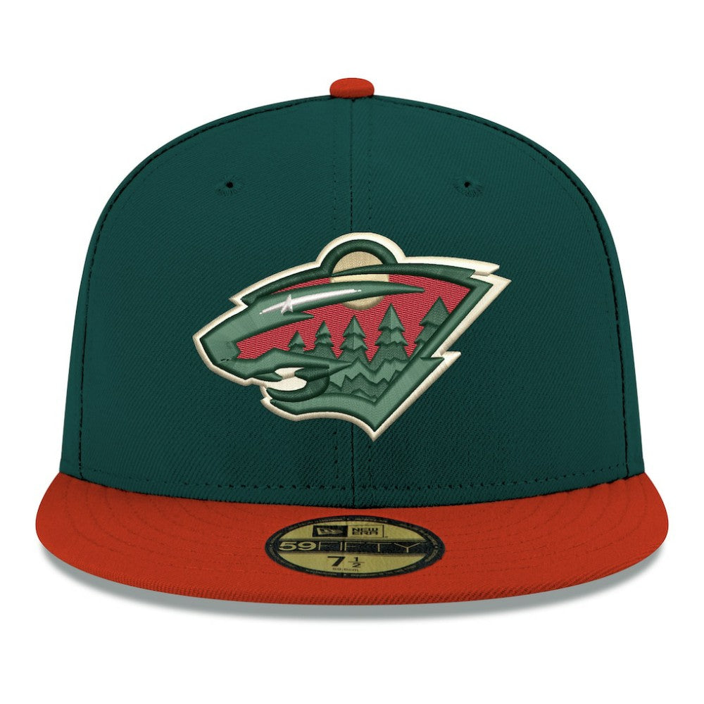 Minnesota Wild New Era Core Logo Two-Tone 59FIFTY Fitted Hat -  NHL Hats