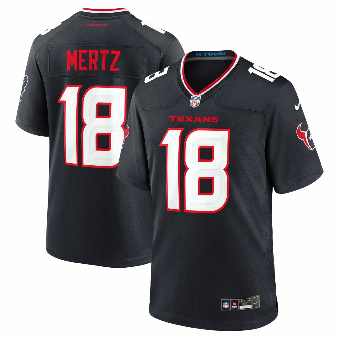 Houston Texans Graham Mertz  Team Game Jersey | NFL US