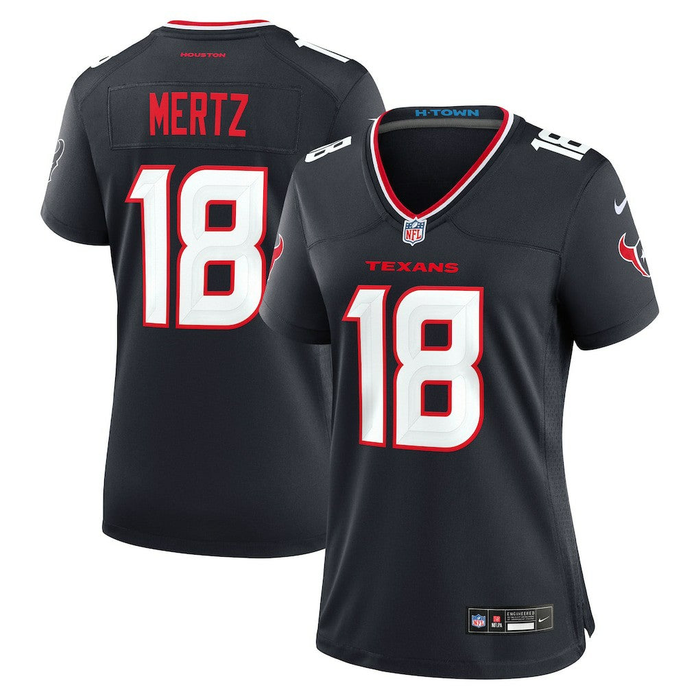 Houston Texans Graham Mertz  Women's Team Game Jersey | NFL New