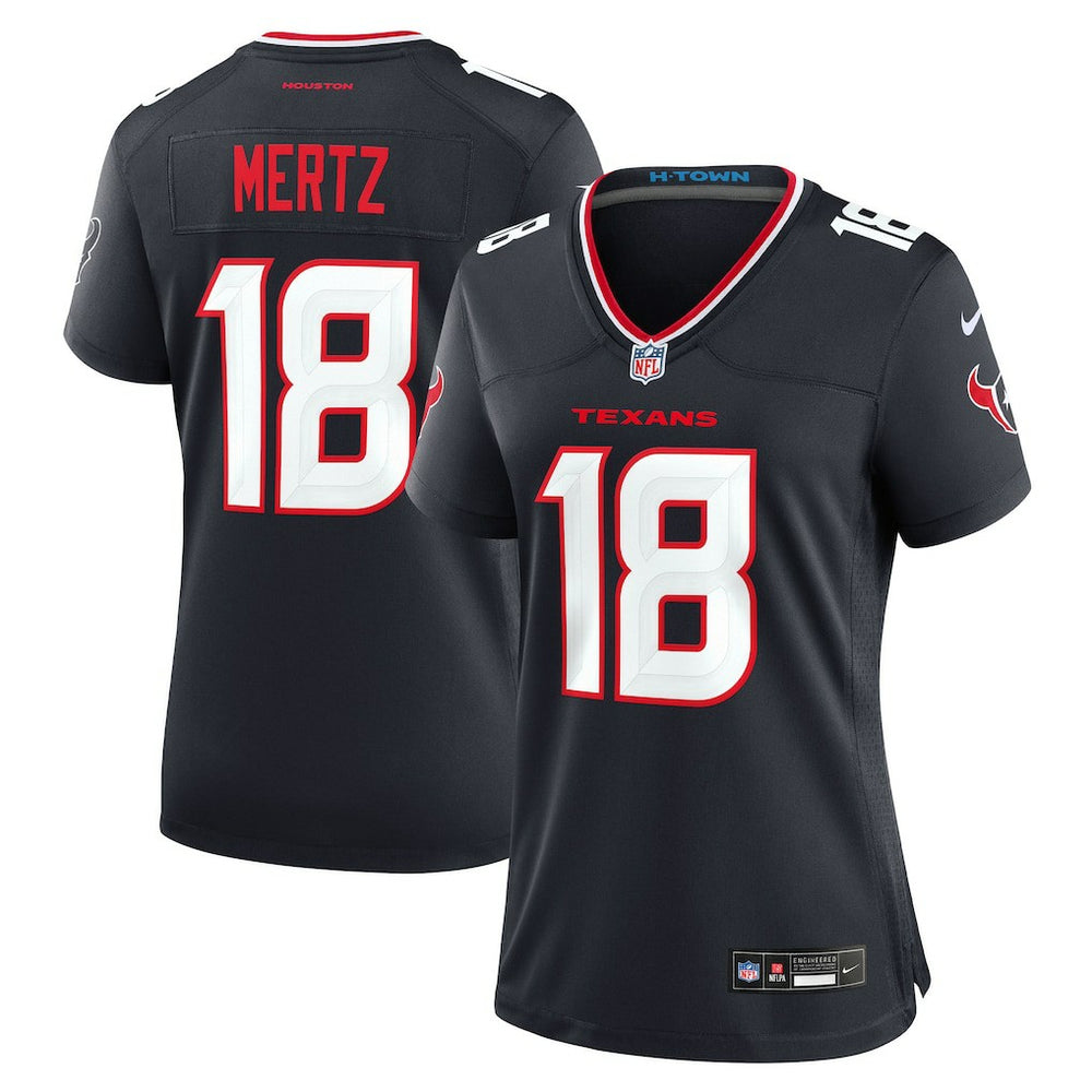 Houston Texans Graham Mertz  Women's Team Game Jersey | NFL New
