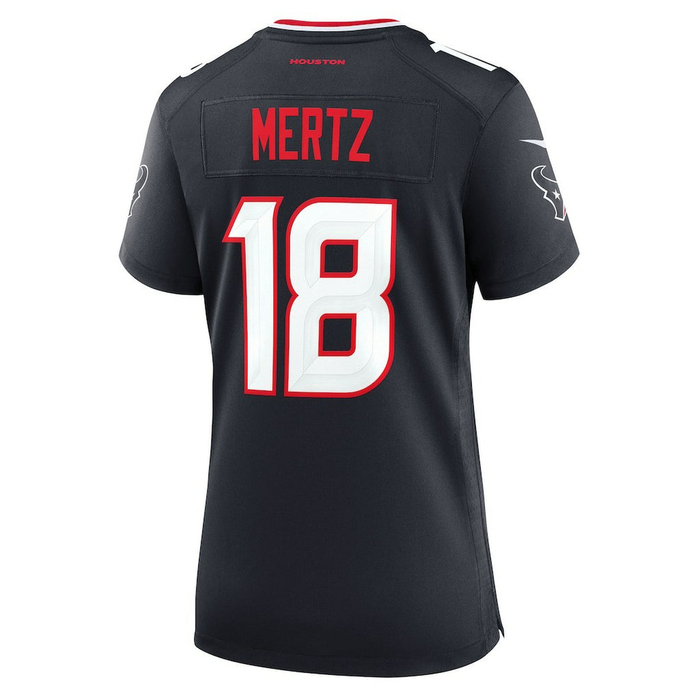 Houston Texans Graham Mertz  Women's Team Game Jersey | NFL New