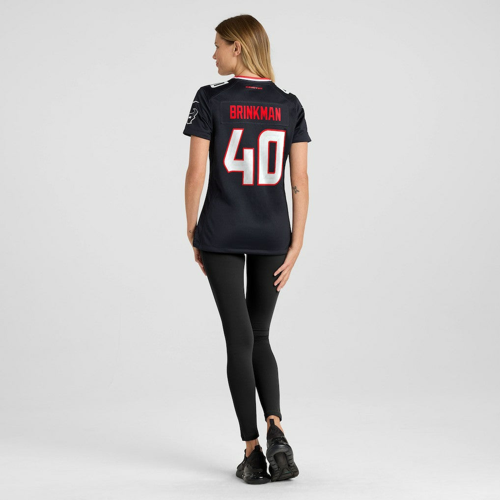 Houston Texans Austin Brinkman  Women's Team Game Jersey | NFL Outlet