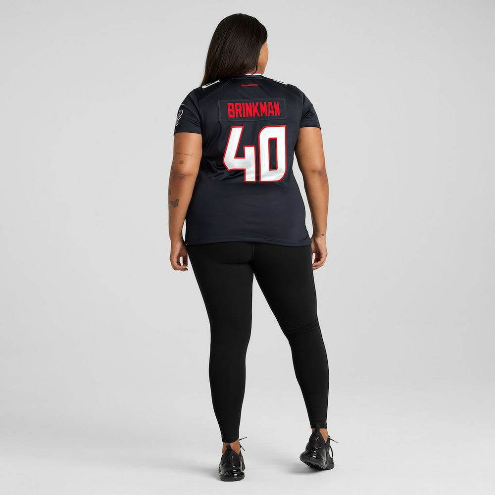 Houston Texans Austin Brinkman  Women's Team Game Jersey | NFL Outlet