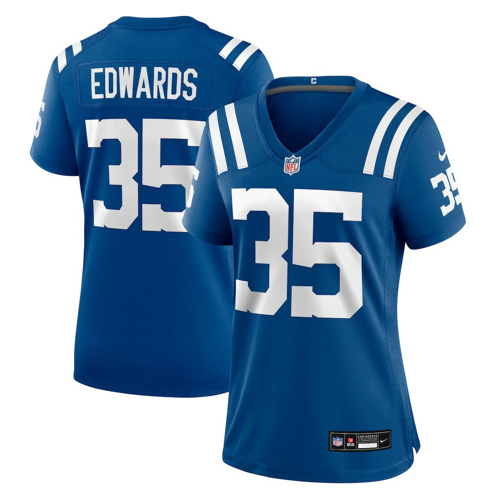 Indianapolis Colts Johnathan Edwards  Women's Team Game Jersey | NFL New