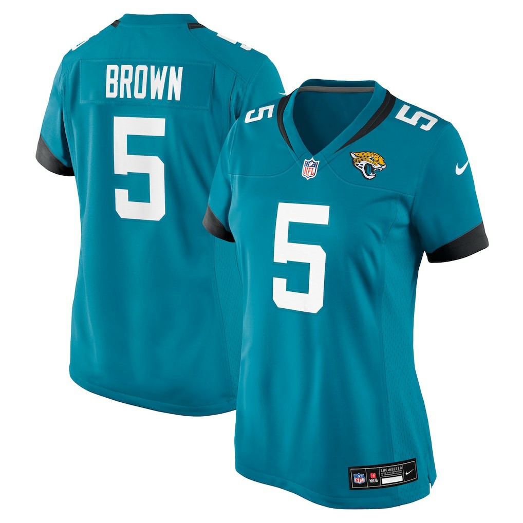 Jacksonville Jaguars Dyami Brown  Women's Team Game Jersey | NFL Outlet