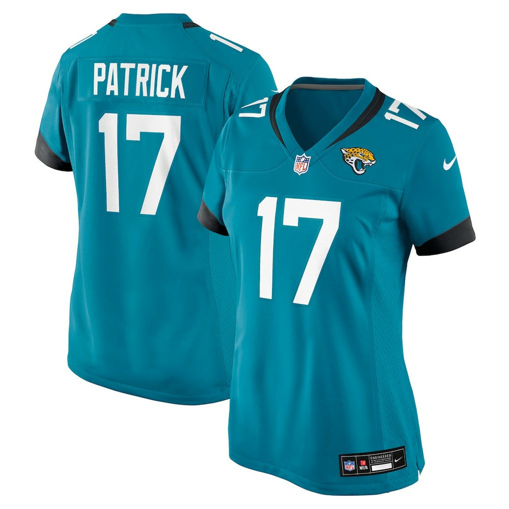 Jacksonville Jaguars Tim Patrick  Women's Team Game Jersey | NFL New