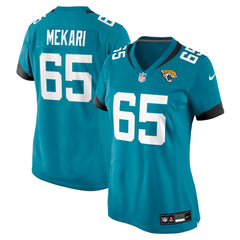 Jacksonville Jaguars Patrick Mekari  Women's Team Game Jersey | NFL Outlet