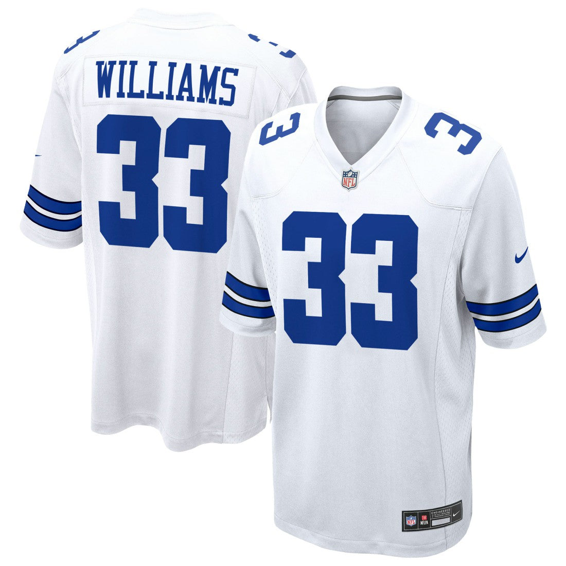 Dallas Cowboys Javonte Williams  Game Jersey | NFL Hot