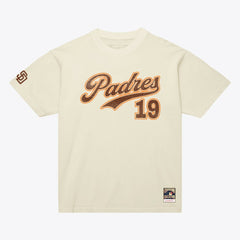 Tony Gwynn San Diego Padres Mitchell & Ness Cooperstown Collection Throwback Name & Number T-Shirt - MLB T-shirts