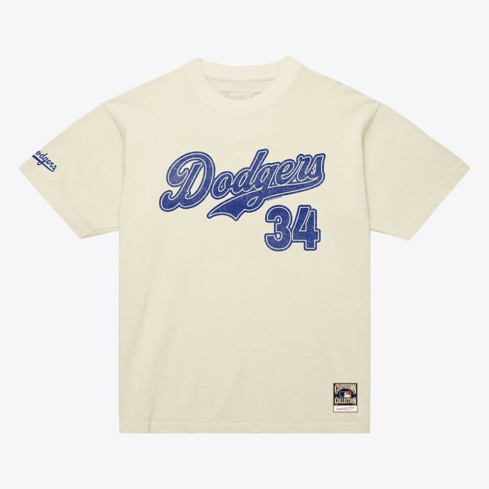 Fernando Valenzuela Los Angeles Dodgers Mitchell & Ness Cooperstown Collection Throwback Name & Number T-Shirt - MLB T-shirts
