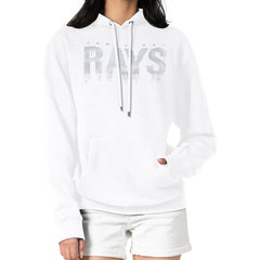 Tampa Bay Rays G-III 4Her by Carl Banks Women's Metallic Drop Fleece Hoodie - MLB Hoodies