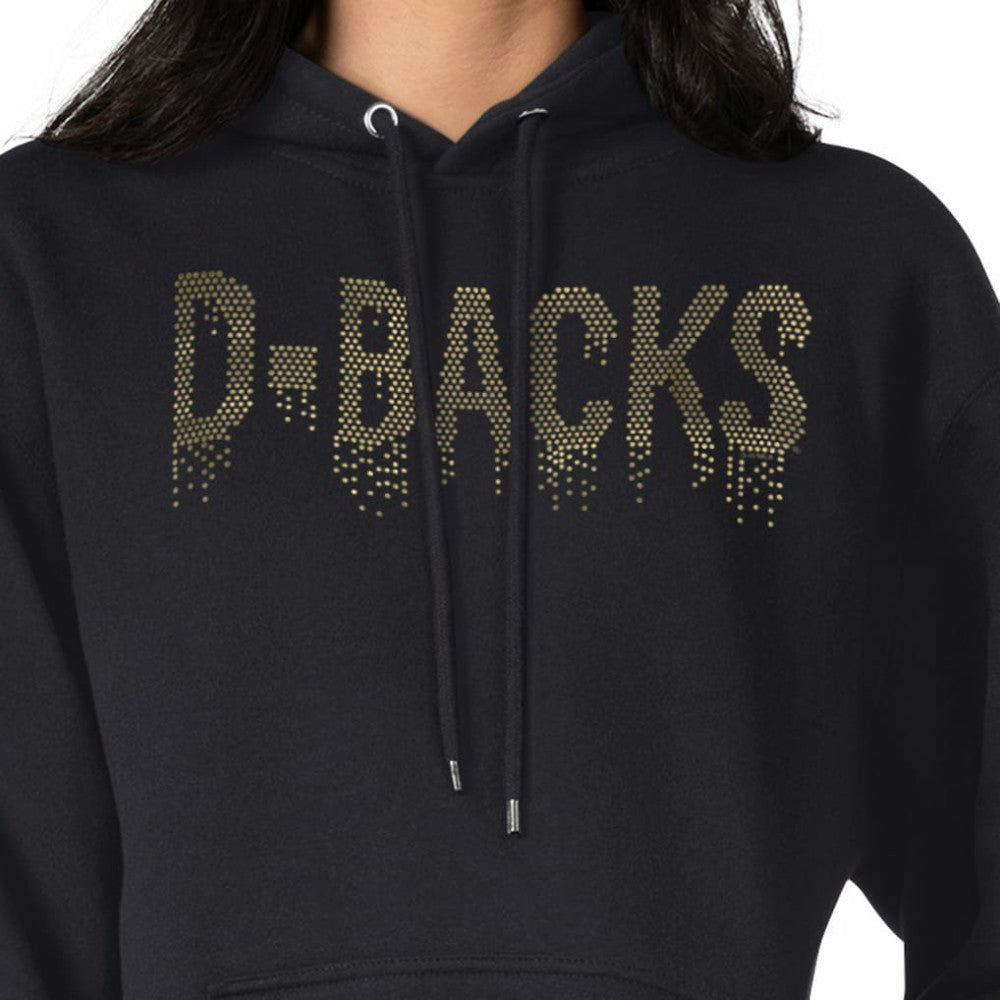 Arizona Diamondbacks G-III 4Her by Carl Banks Women's Metallic Drop Fleece Hoodie - MLB Hoodies