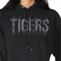 Detroit Tigers G-III 4Her by Carl Banks Women's Metallic Drop Fleece Hoodie - MLB Hoodies