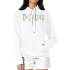 Arizona Diamondbacks G-III 4Her by Carl Banks Women's Metallic Drop Fleece Hoodie - MLB Hoodies