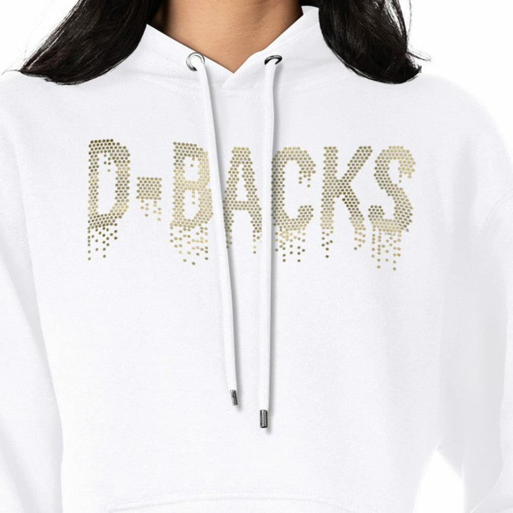 Arizona Diamondbacks G-III 4Her by Carl Banks Women's Metallic Drop Fleece Hoodie - MLB Hoodies
