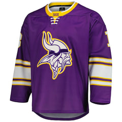 Minnesota Vikings Justin Jefferson  Hockey Jersey | NFL Sale