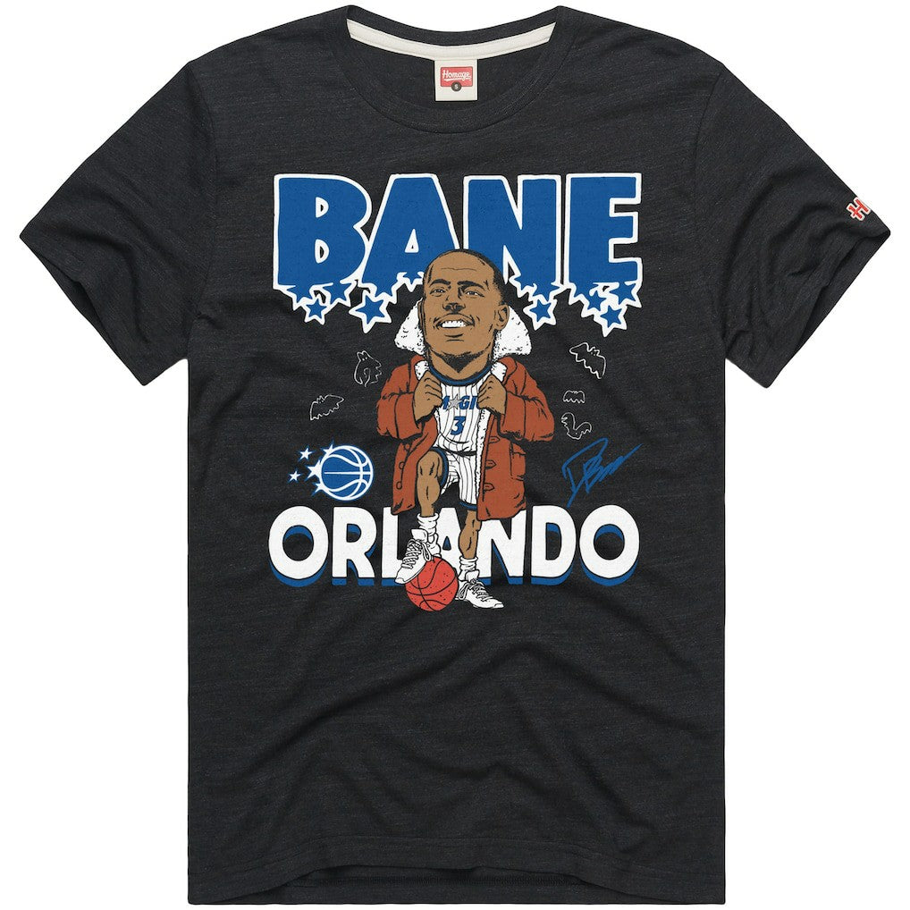 Charcoal Desmond Bane Orlando Magic Homage Unisex Signature Tri-Blend T-Shirt | NBA