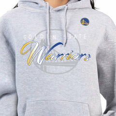 Gray Golden State Warriors G-III 4Her by Carl Banks Women's Shadow Logo Tri-Blend Fleece Hoodie sale | NBA