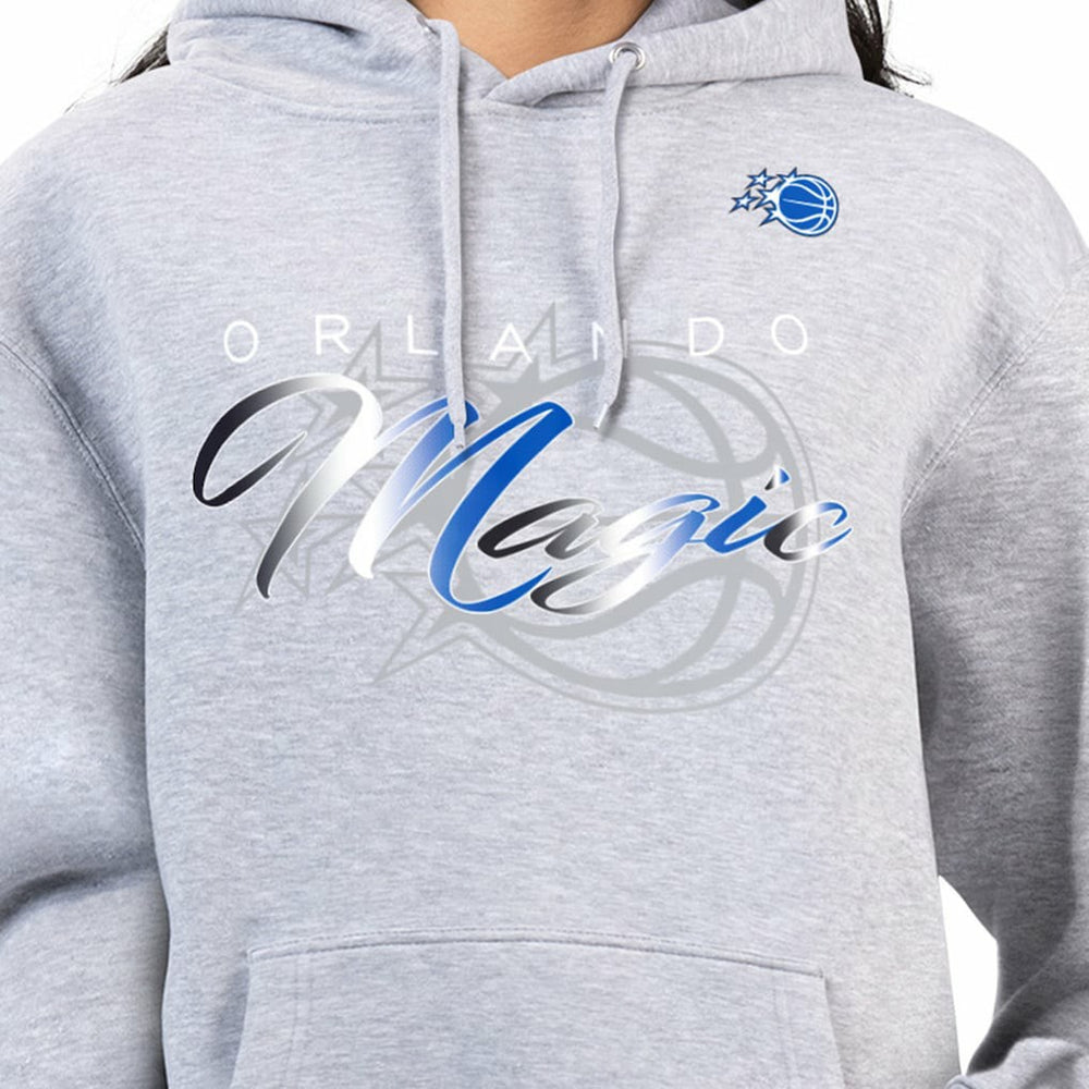 Gray Orlando Magic G-III 4Her by Carl Banks Women's Shadow Logo Tri-Blend Fleece Hoodie | NBA