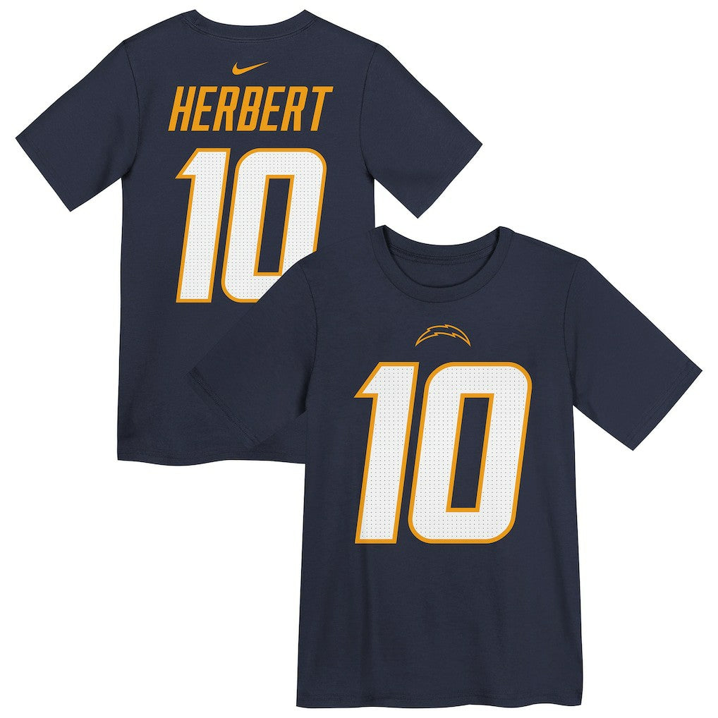 Los Angeles Chargers Justin Herbert  Youth Name & Number T-Shirt | NFL On sale