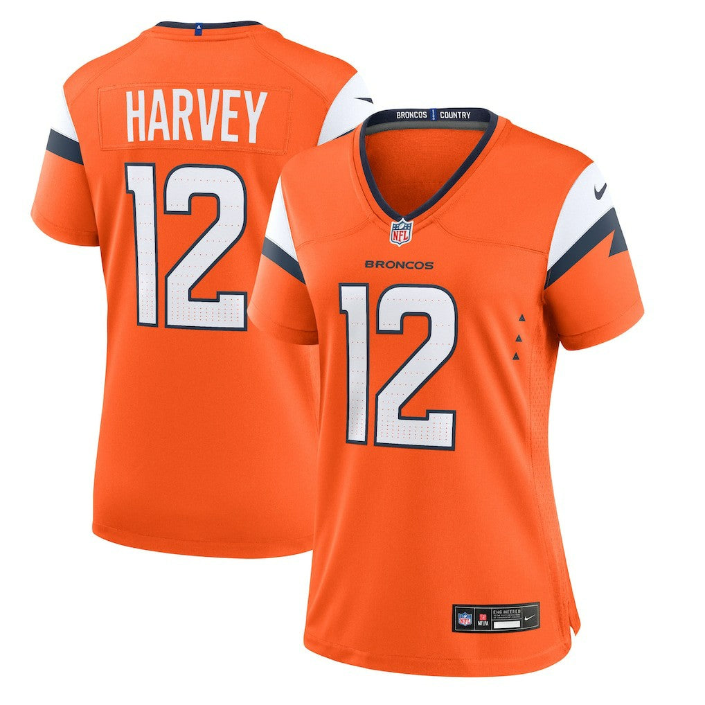 Denver Broncos RJ Harvey  Women's Team Game Jersey | NFL Sale