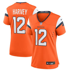 Denver Broncos RJ Harvey  Women's Team Game Jersey | NFL Sale