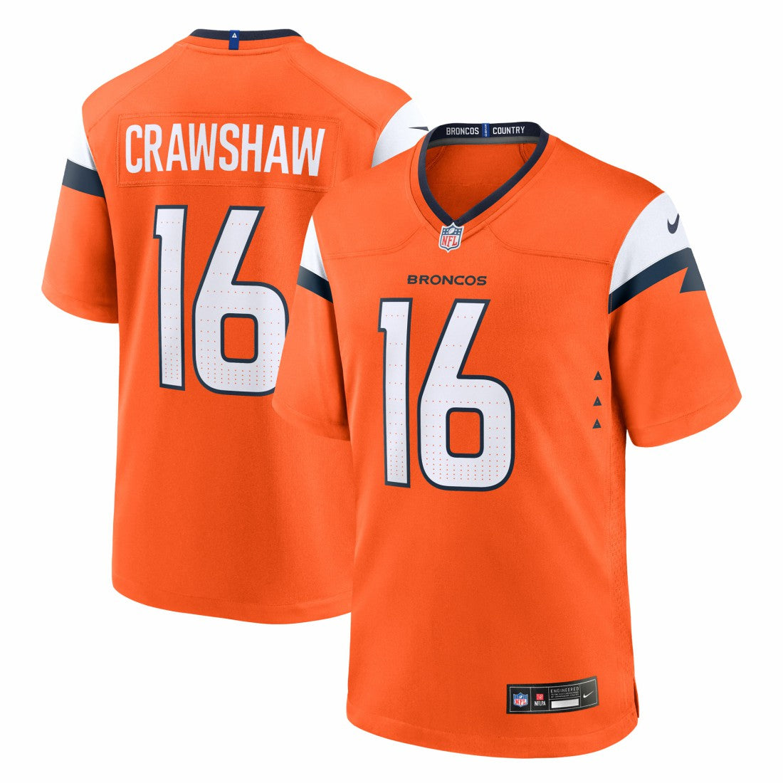Denver Broncos Jeremy Crawshaw  Team Game Jersey | NFL On sale