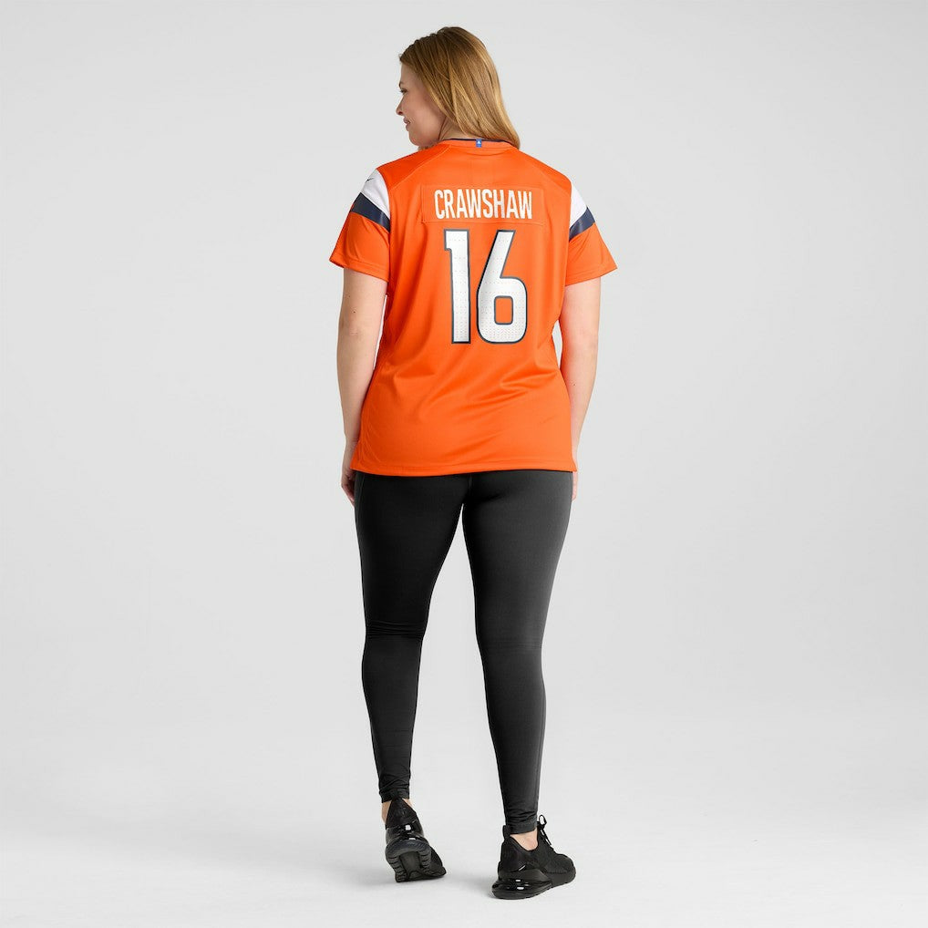 Denver Broncos Jeremy Crawshaw  Women's Team Game Jersey | NFL Outlet