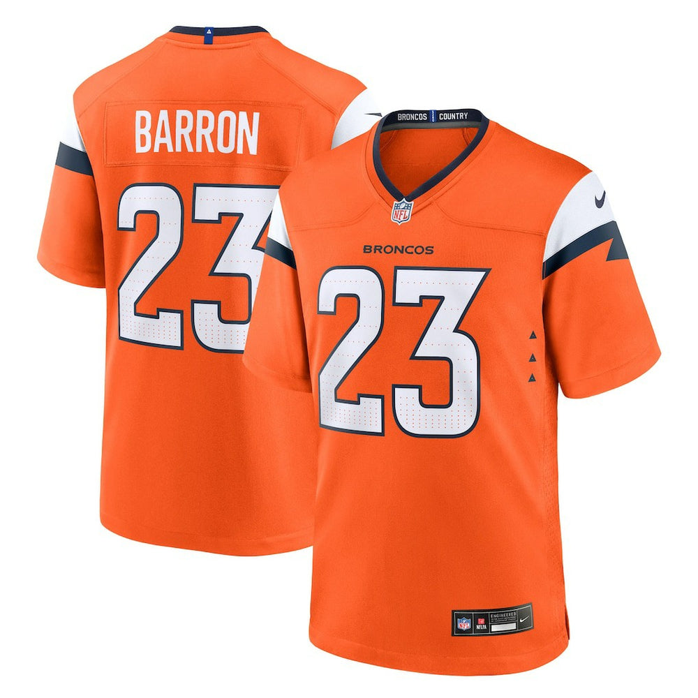 Denver Broncos Jahdae Barron  Team Game Jersey | NFL Hot