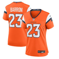 Denver Broncos Jahdae Barron  Women's Team Game Jersey | NFL Hot