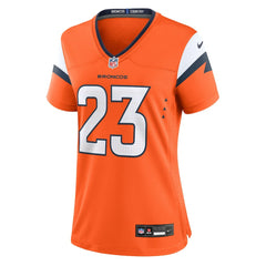 Denver Broncos Jahdae Barron  Women's Team Game Jersey | NFL Hot