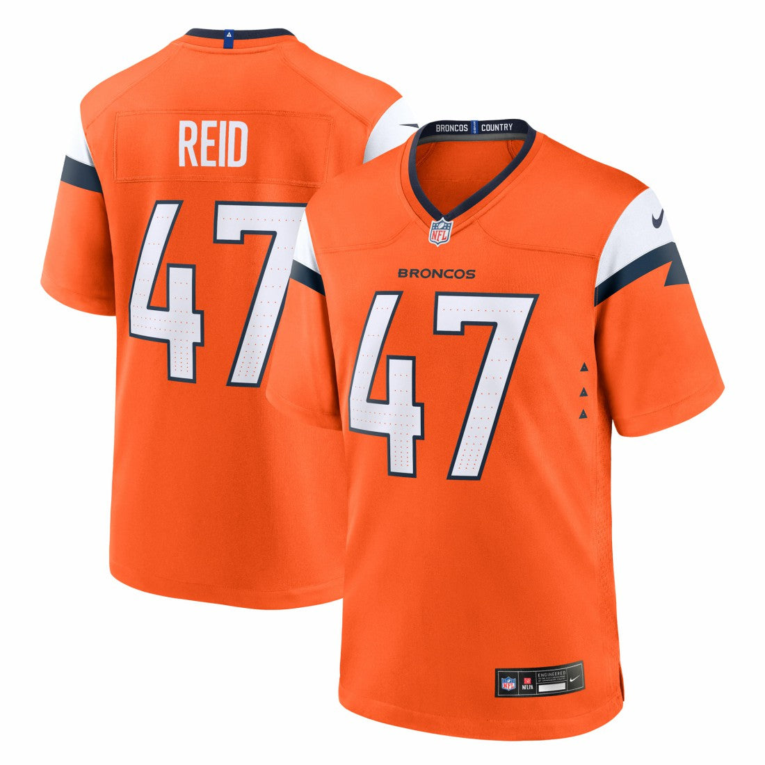 Denver Broncos Karene Reid  Team Game Jersey | NFL Hot