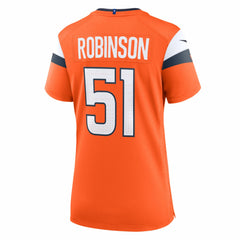 Denver Broncos Que Robinson  Women's Team Game Jersey | NFL Discount