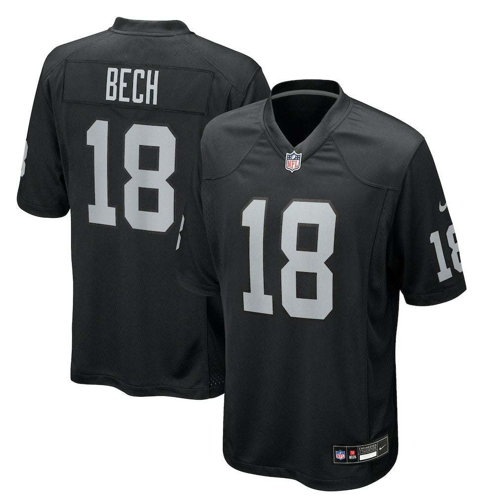 Las Vegas Raiders Jack Bech  Team Game Jersey | NFL On sale