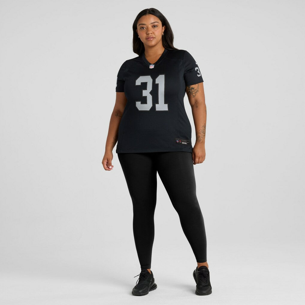 Las Vegas Raiders Raheem Mostert  Women's Team Game Jersey | NFL Sale